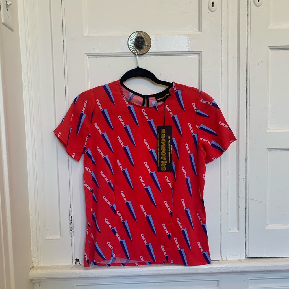 Nooworks NWT Knives Boxy Top - Size Small